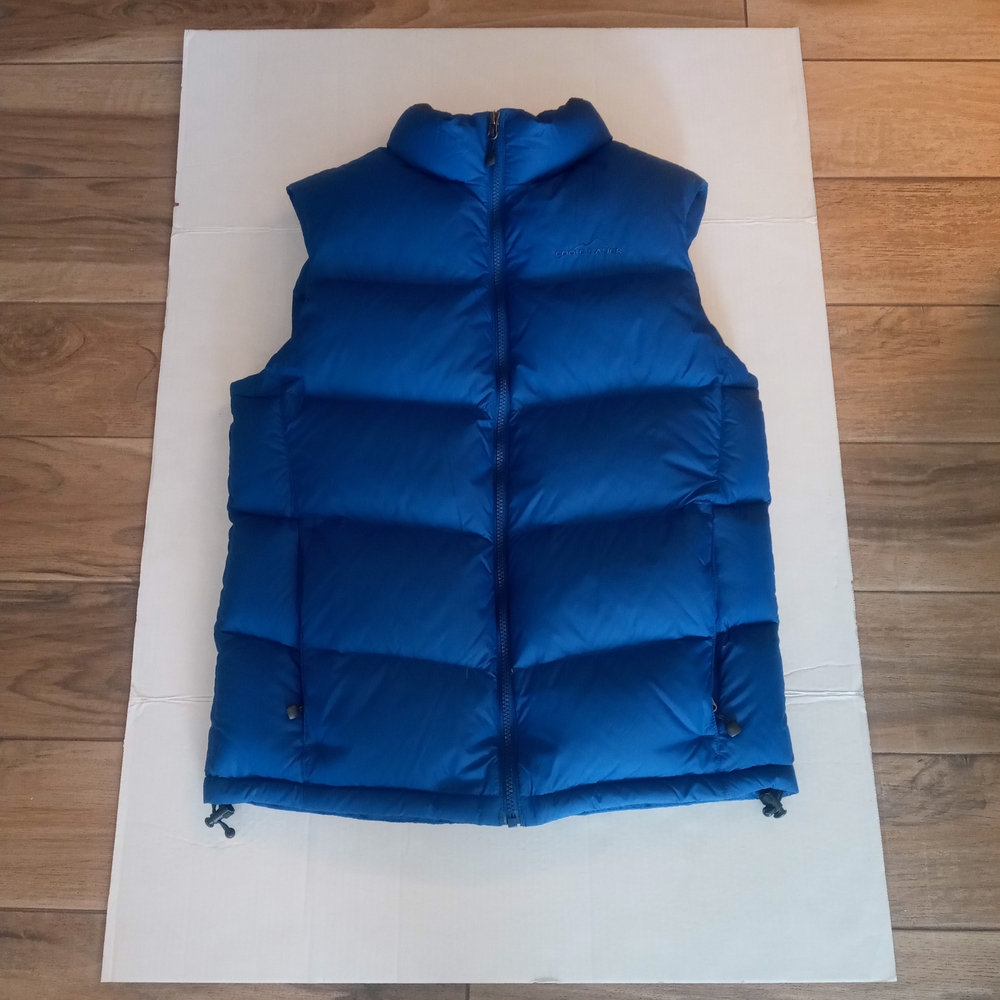 Eddie Bauer Puffer Vest Blue Mens S